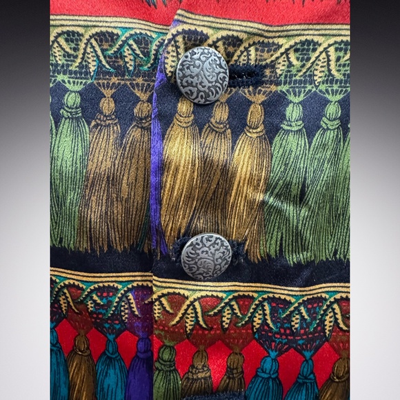 Favourbrook London Vintage Mens Bespoke Custom Silk Tuxedo Vest Size 40 - Picture 6 of 9